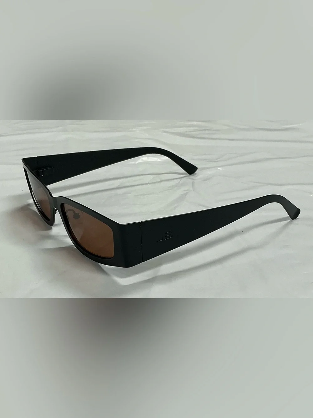 Jenny Bird Black Sunglasses with Amber Lenses PR26-19